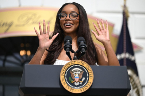 Marsai Martin Speaks at White House Brunch Celebrating Black Excellence in Washington DC 3