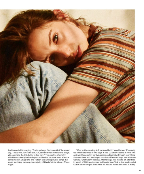 Maya Hawke Graces Under the Radar Magazine Issue 73, August/October 2024 9