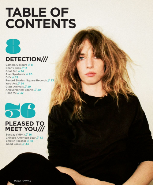 Maya Hawke Graces Under the Radar Magazine Issue 73, August/October 2024 12