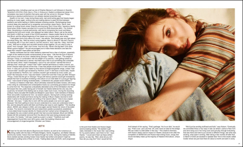 Maya Hawke Graces Under the Radar Magazine Issue 73, August/October 2024 3