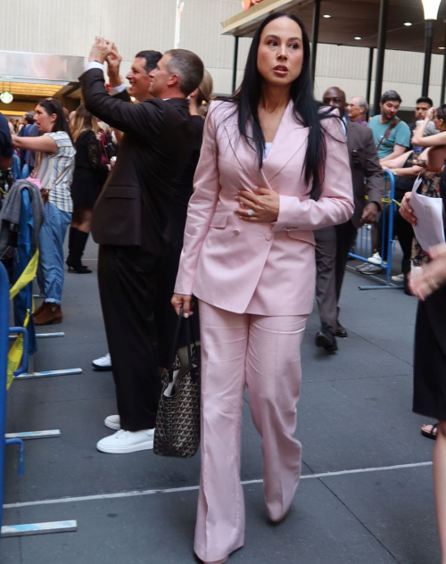 Meena Harris and Grace Hightower Out at Times Square New York 2