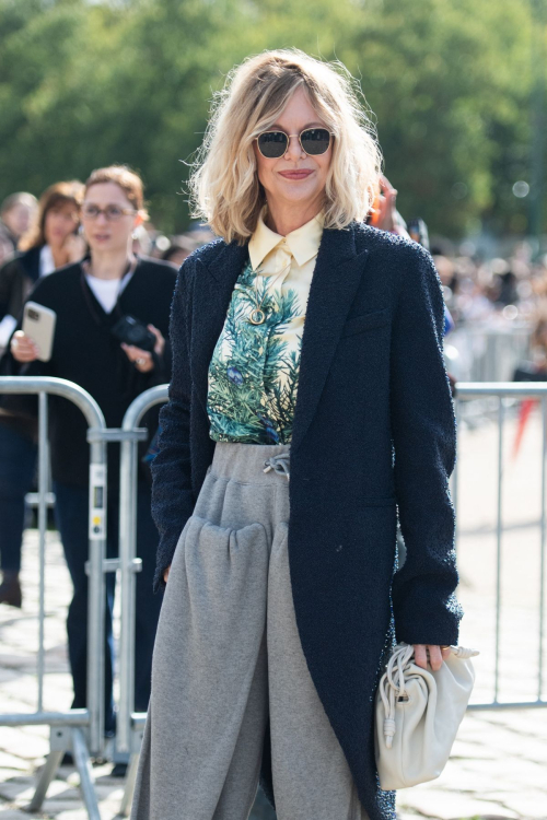 Meg Ryan Arrives at Loewe Show, Paris Fashion Week, September 2024 2