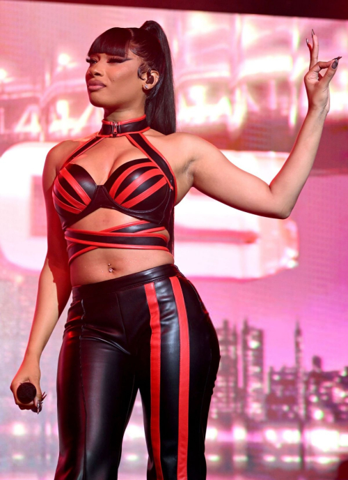 Megan Thee Stallion Performs at Athlos NYC Event in Icahn Stadium, September 2024 6