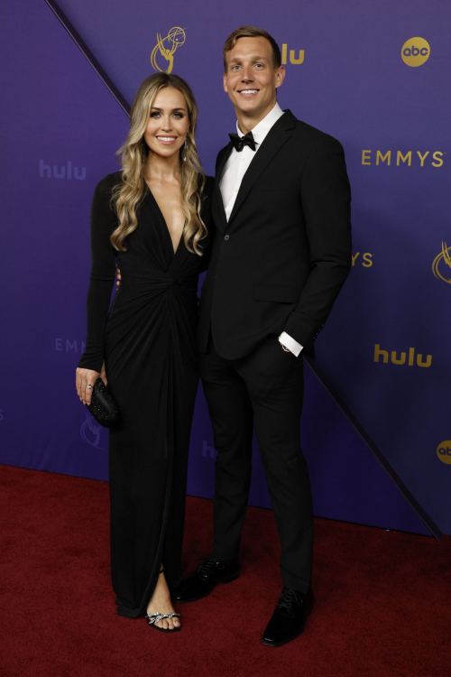 Meghan Dressel at 76th Emmy Awards at Peacock Theatre in Los Angeles