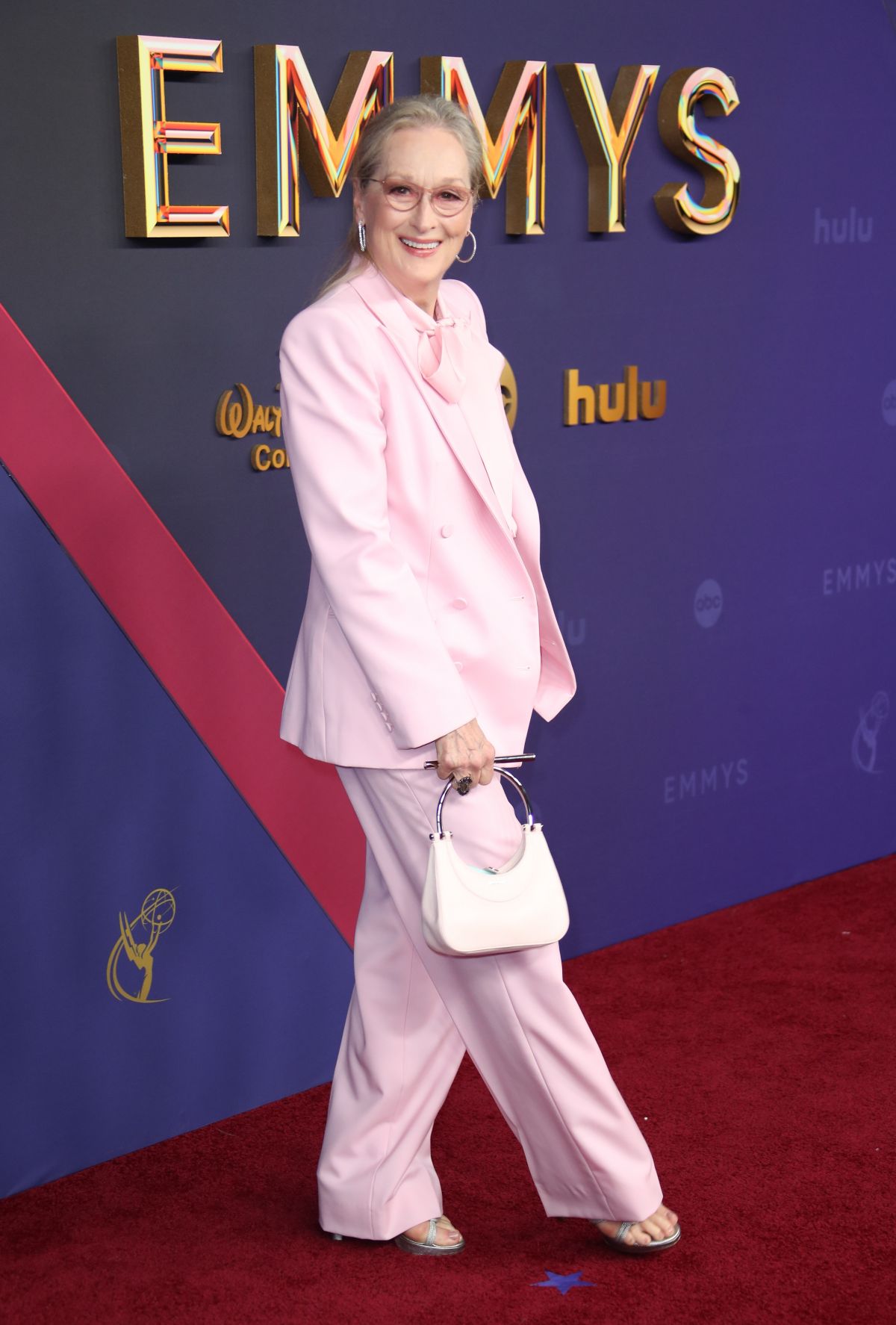 Meryl Streep at 76th Emmy Awards at Peacock Theatre in Los Angeles