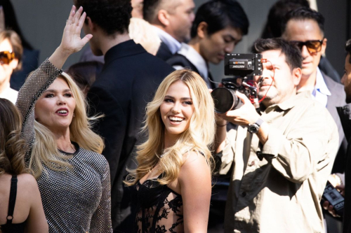 Michelle, Sara, and Irina Barrocas at Dolce & Gabbana Show in Milan 3