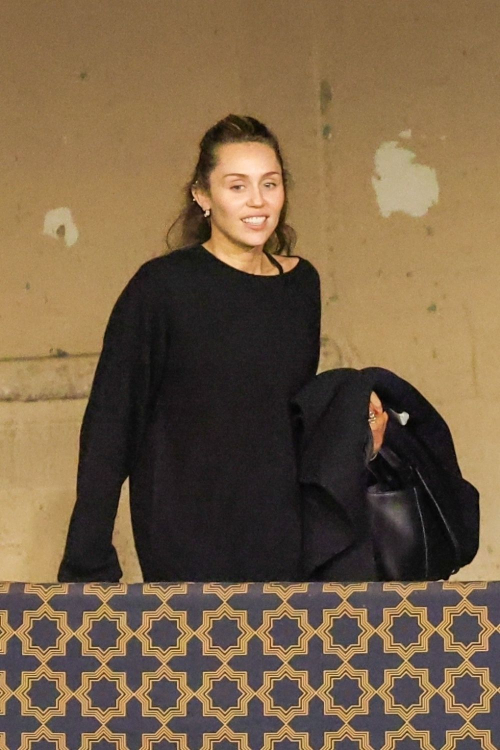 Miley Cyrus Arrives at Future Islands Concert in Los Angeles 2