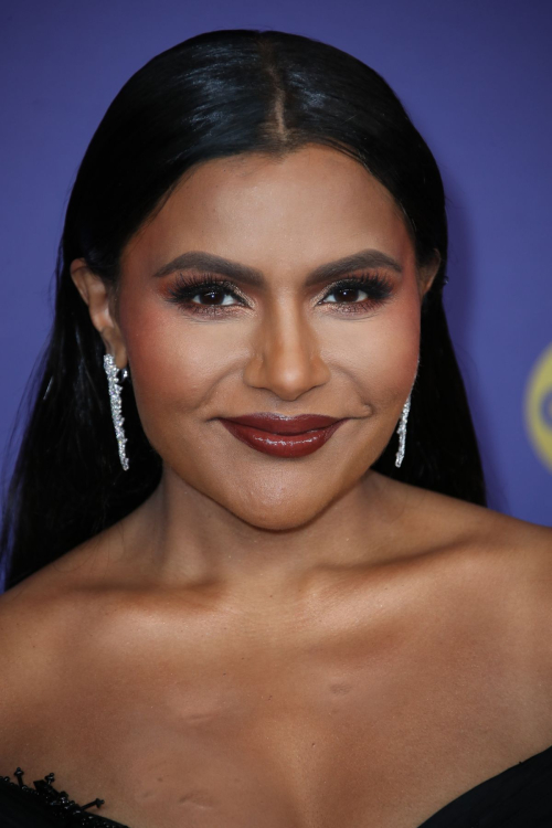 Mindy Kaling at 76th Emmy Awards at Peacock Theatre in Los Angeles 1