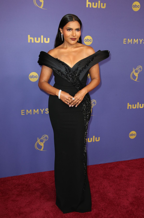 Mindy Kaling at 76th Emmy Awards at Peacock Theatre in Los Angeles 2