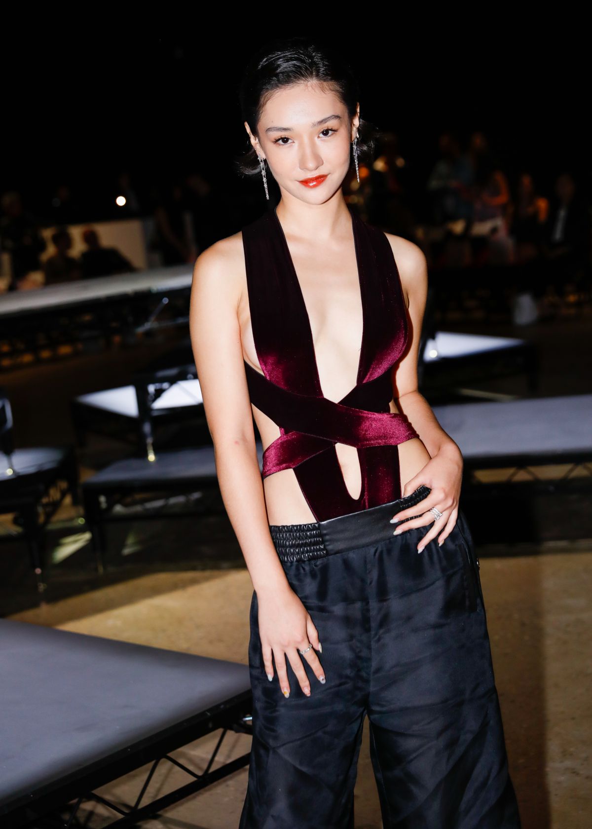 Minnie Mills at Bach Mai Fashion Show at NYFW in New York