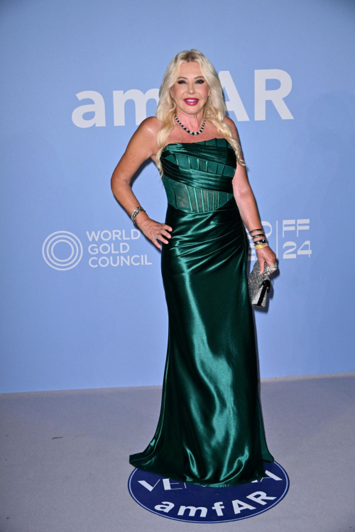 Monica Bacardi at AmfAR Gala at 81st Venice Film Festival 2