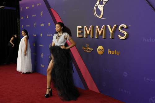 Mychal-Bella Bowman at 76th Emmy Awards at Peacock Theatre in Los Angeles 1