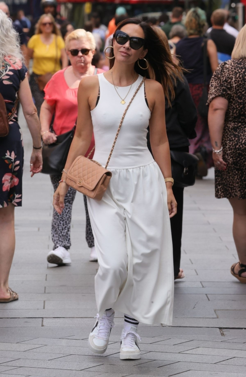 Myleene Klass leaves smooth radio in london 1