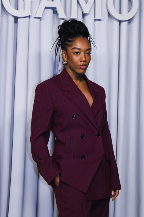 Naomi Ackie at Ferragamo Show at Milan Fashion Week 3