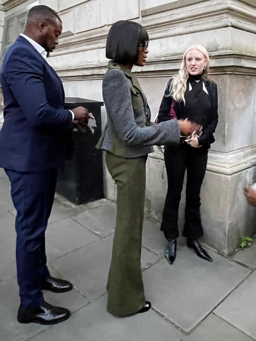 Naomi Campbell at 10 Downing Street to Mark 40 Years of London Fashion Week 3