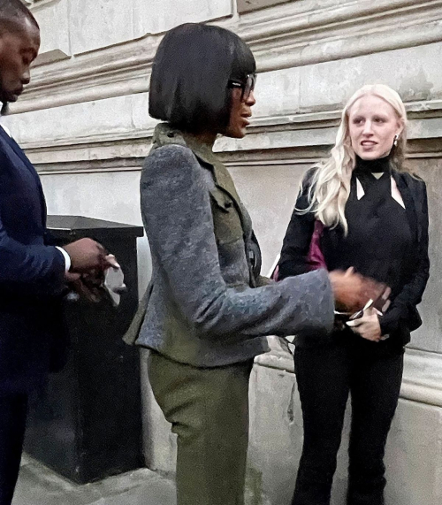 Naomi Campbell at 10 Downing Street to Mark 40 Years of London Fashion Week 6