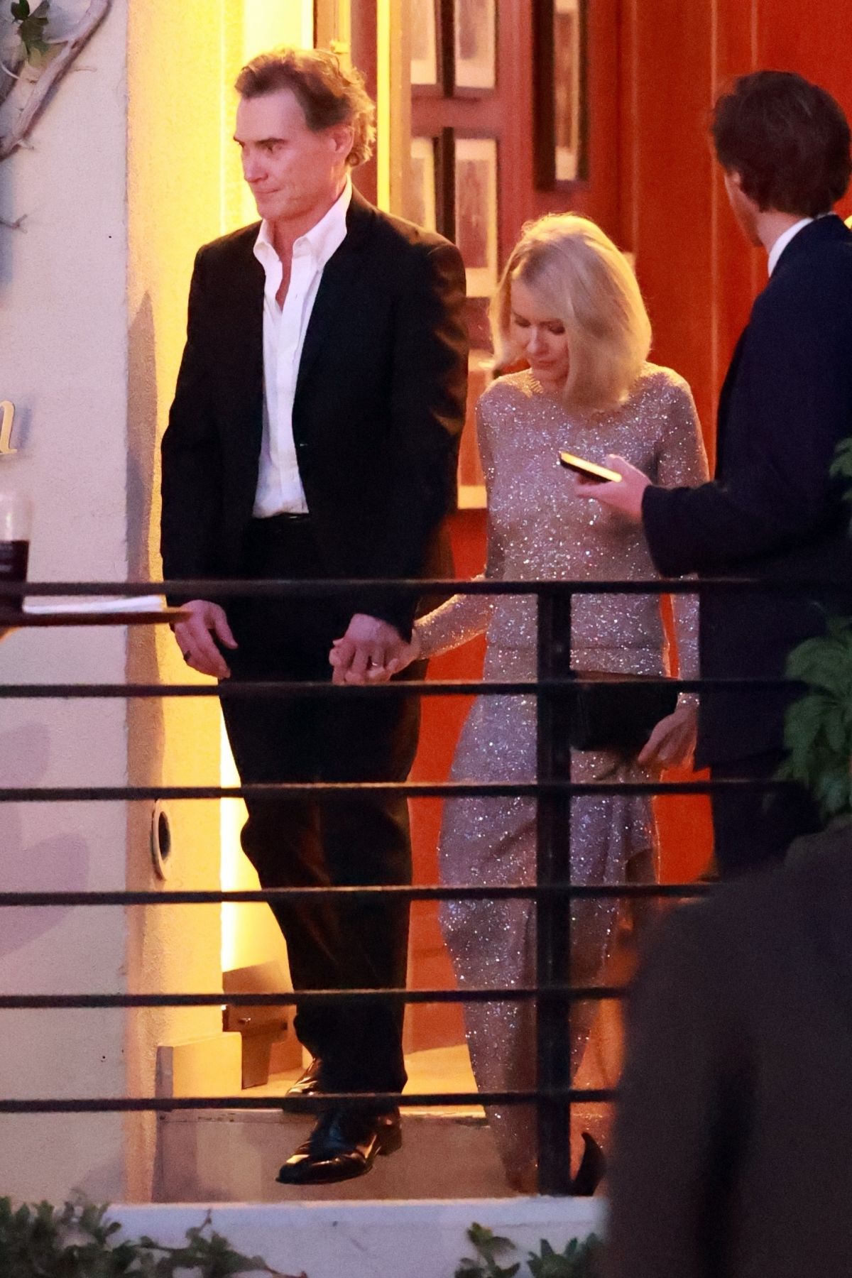 Naomi Watts and Billy Crudup Leaves Vanity Fair Emmy Party at Sunset Tower Hotel West Hollywood