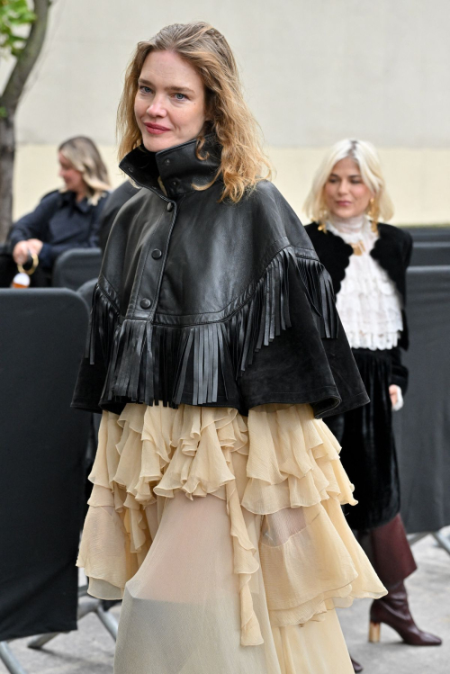 Natalia Vodianova Arrives at Chloe Show, Paris Fashion Week, September 2024 1