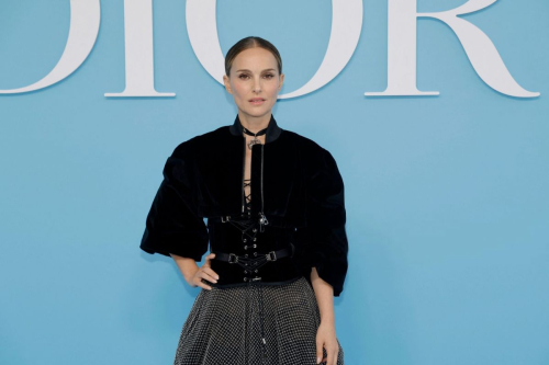 Natalie Portman Spotted at Christian Dior Paris Fashion Week Show 2