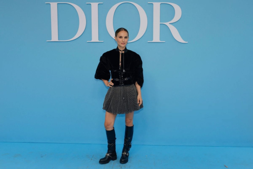 Natalie Portman Spotted at Christian Dior Paris Fashion Week Show 4