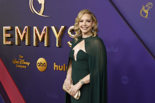 Natalie Sandy at 76th Emmy Awards at Peacock Theatre in Los Angeles 4