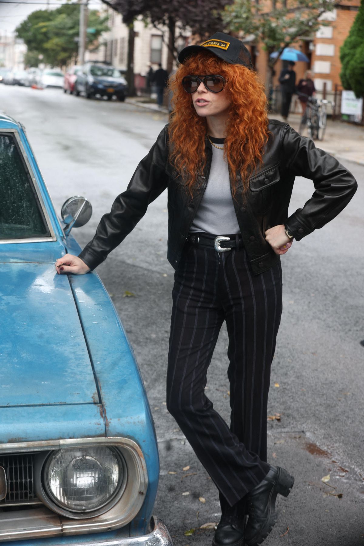 Natasha Lyonne on the Set of Poker Face in New York, September 2024