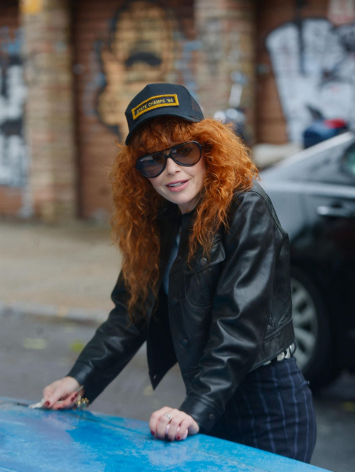 Natasha Lyonne on the Set of Poker Face in New York, September 2024 8