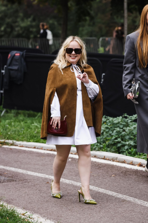 Nicola Coughlan Arrives at Gucci Show Milan Fashion Week, September 2024 2