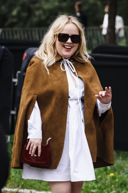 Nicola Coughlan Arrives at Gucci Show Milan Fashion Week, September 2024 4