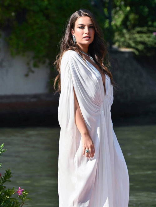 Nilufar Addati arrives at Hotel Excelsior for 81st Venice International Film Festival