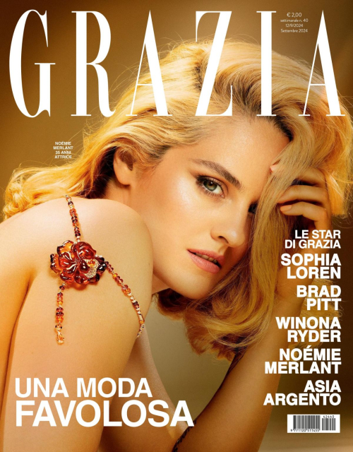 Noemie Merlant Grazia Italy September 2024