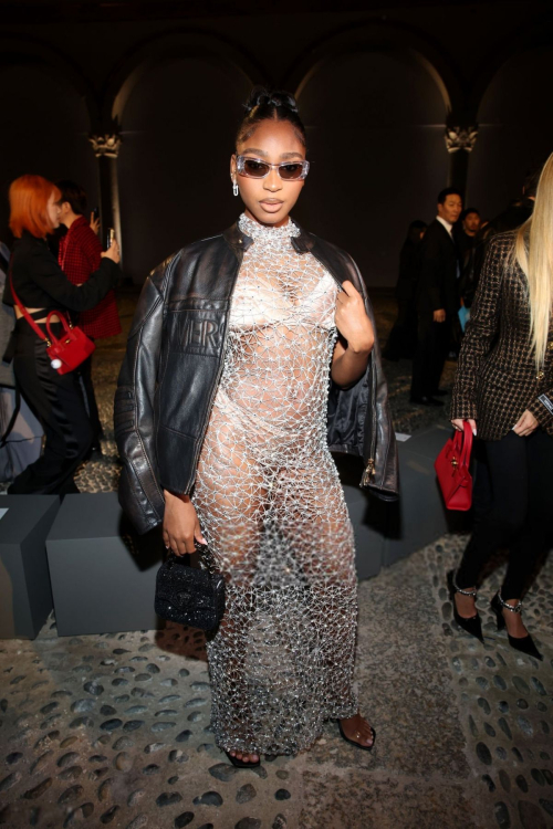 Normani at Versace Show at Milan Fashion Week 5