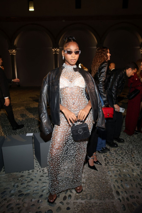 Normani at Versace Show at Milan Fashion Week 6