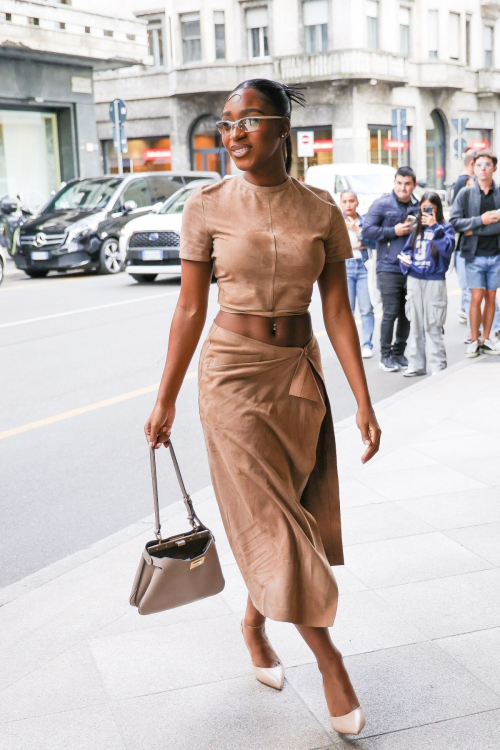 Normani Kordei Arrives at Her Hotel in Milan 2