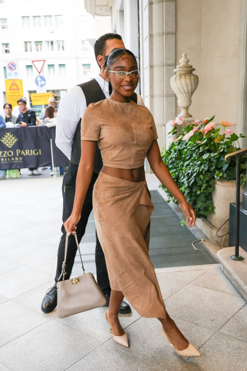 Normani Kordei Arrives at Her Hotel in Milan 3