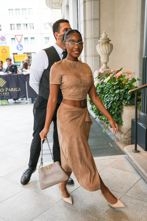 Normani Kordei Arrives at Her Hotel in Milan 4