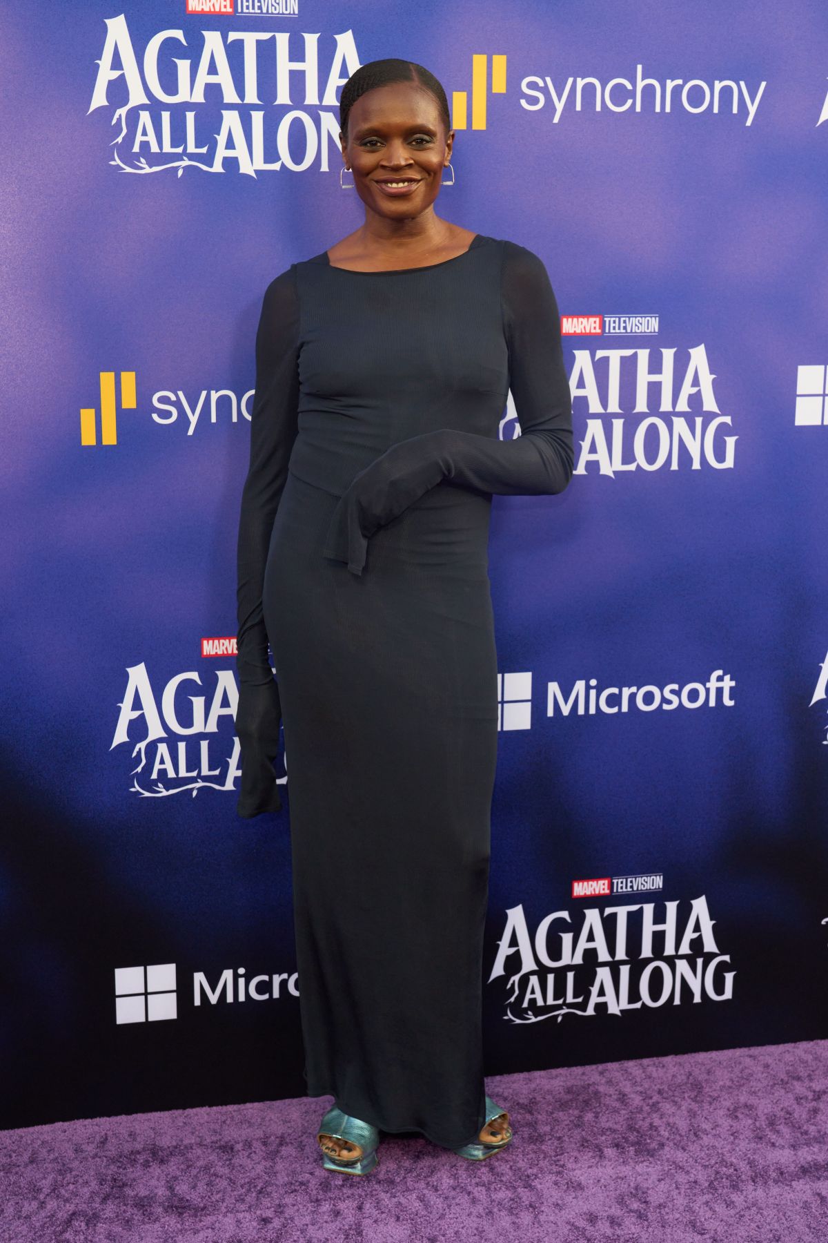 Okwui Okpokwasili Spotted at Agatha All Along Premiere in Los Angeles