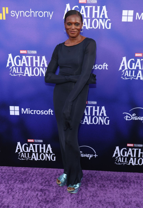 Okwui Okpokwasili Spotted at Agatha All Along Premiere in Los Angeles 1