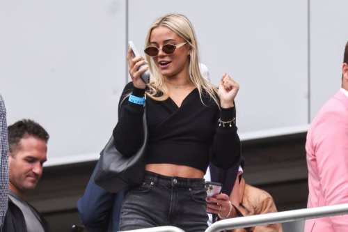 Olivia Dunne at Pittsburgh Pirates vs New York Yankees Game in Yankee Stadium, September 2024