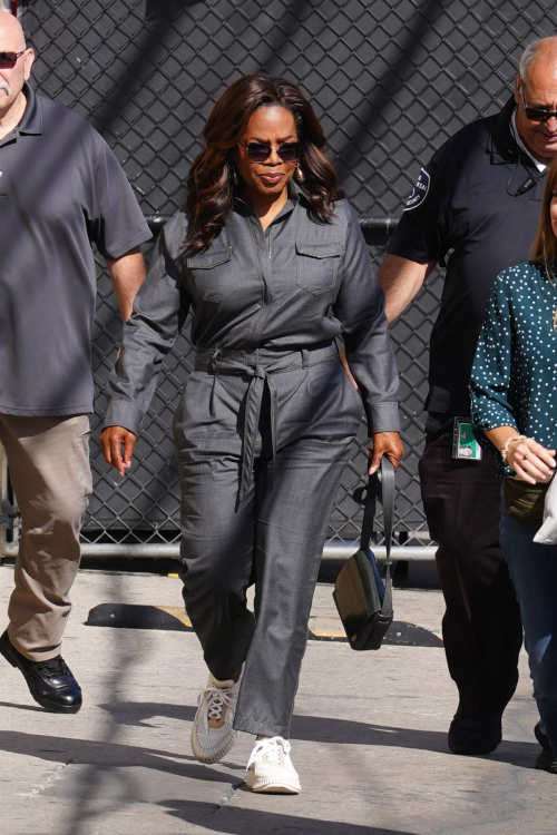 Oprah Winfrey Arrives at Jimmy Kimmel Live in Hollywood 1