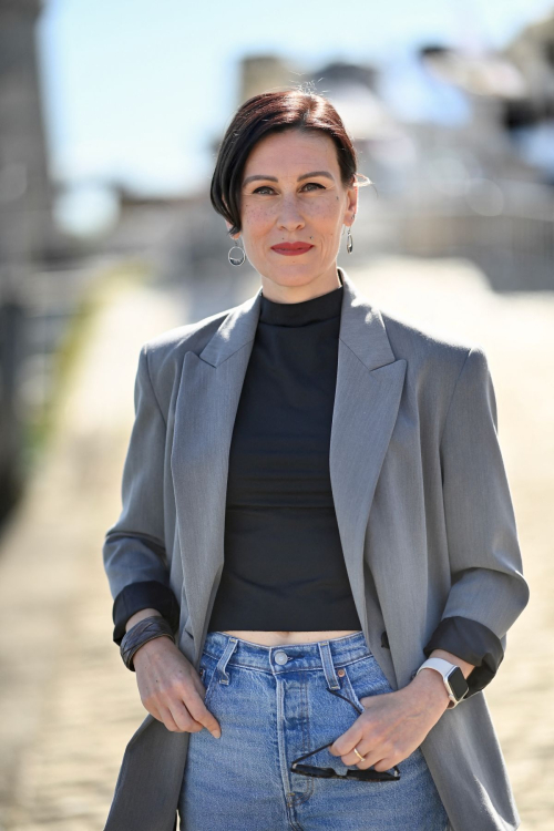 Ovidie at Des Gens Bien Ordinaires Photocall at La Rochelle Fiction Festival