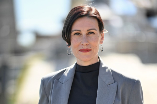 Ovidie at Des Gens Bien Ordinaires Photocall at La Rochelle Fiction Festival 1