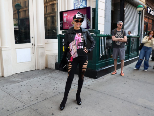 Paris Hilton shops at Astor Place in New York 5