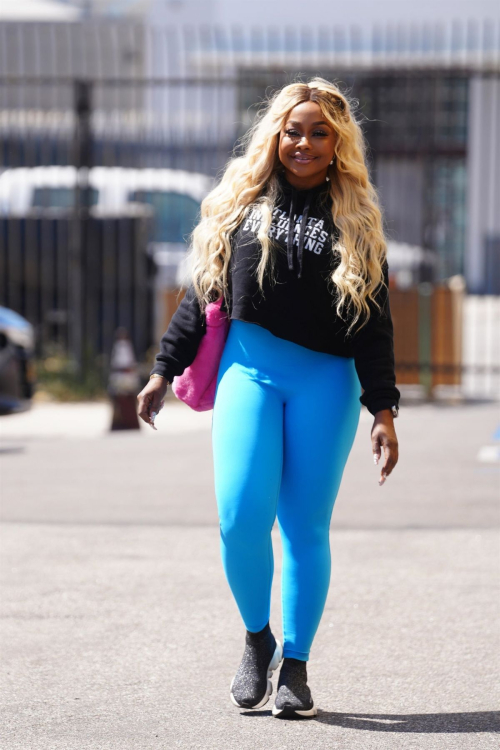 Phaedra Parks Arrives at Dancing with the Stars Rehearsal Studio 2