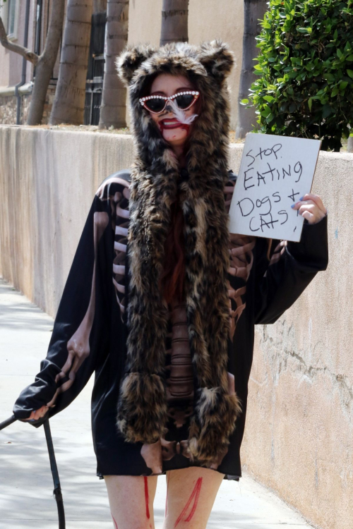 Phoebe Price Protests for Haitian Immigrants in Los Angeles 9