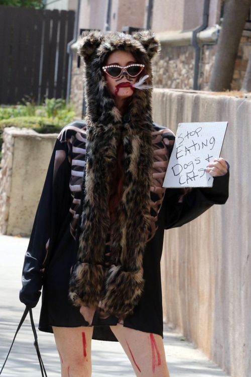 Phoebe Price Protests for Haitian Immigrants in Los Angeles 4