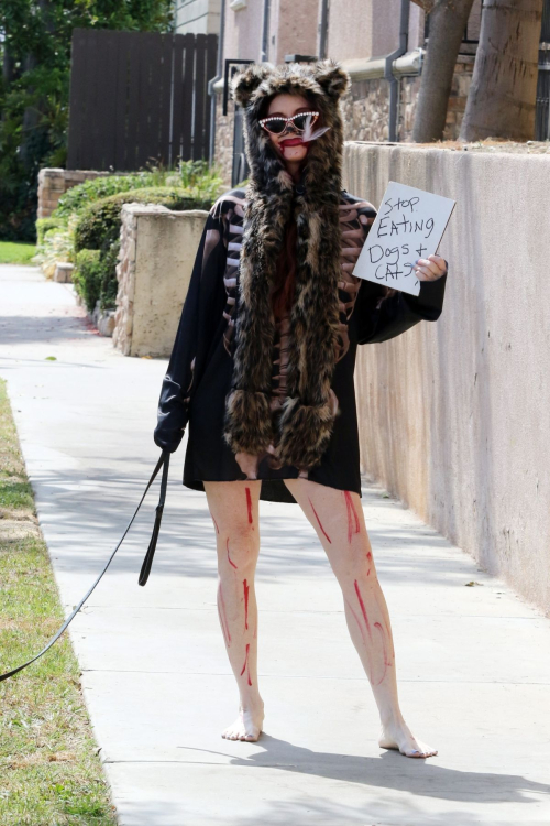 Phoebe Price Protests for Haitian Immigrants in Los Angeles 7