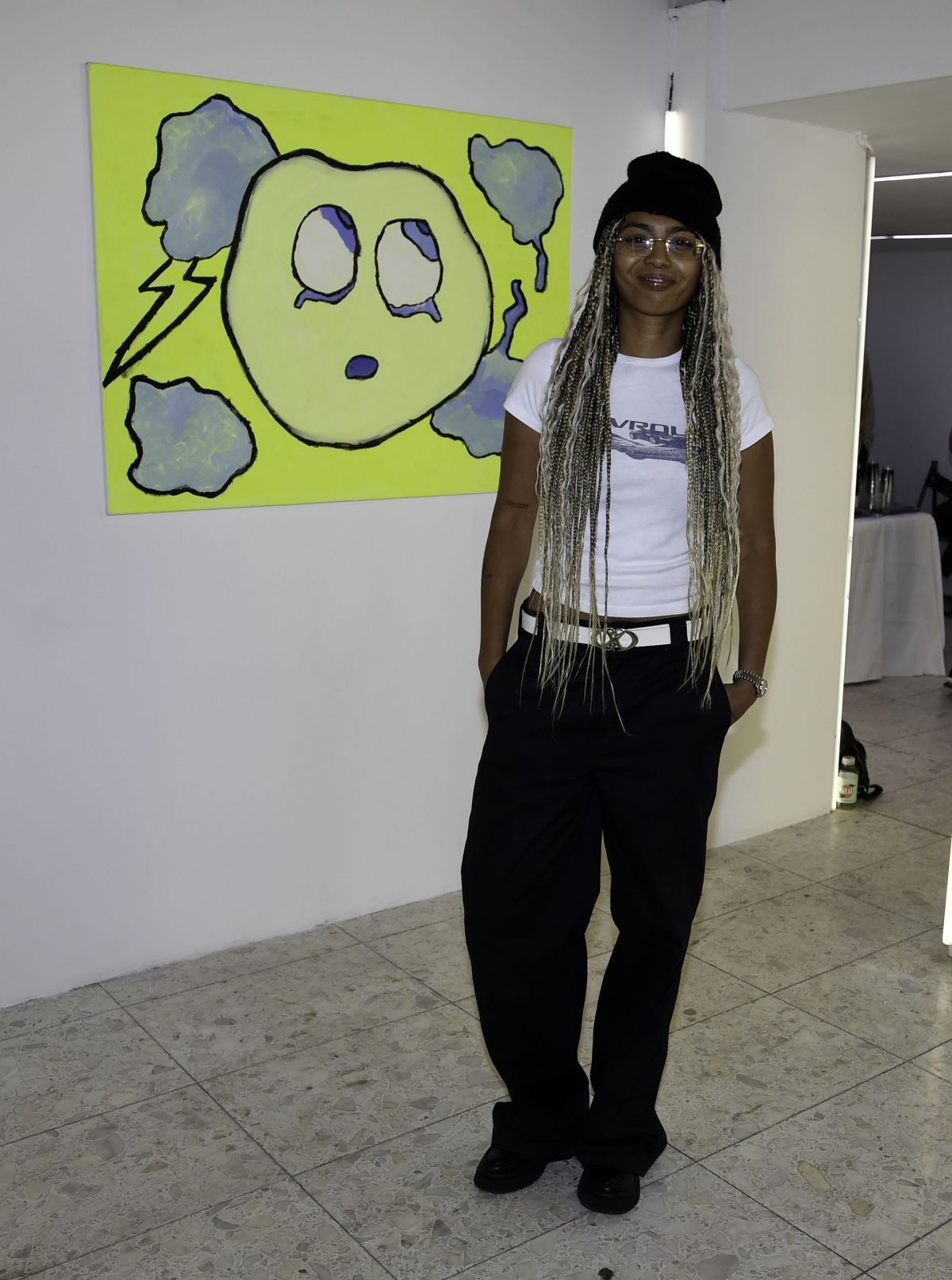 Phoenix Brown Holds Art Exhibition Emosh Soho London