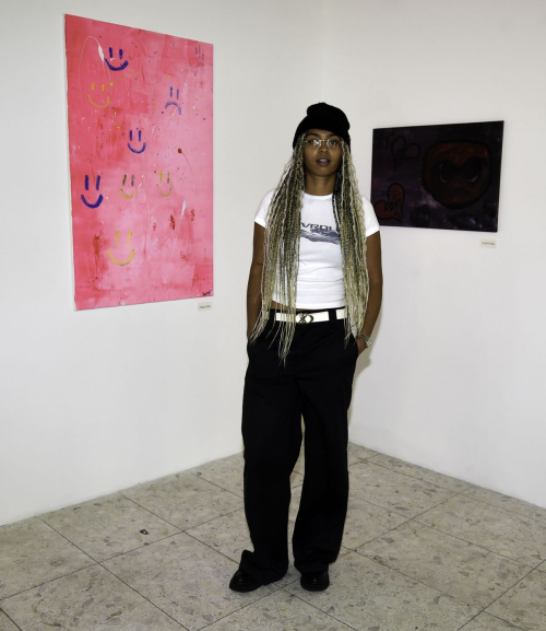 Phoenix Brown Holds Art Exhibition Emosh Soho London 1