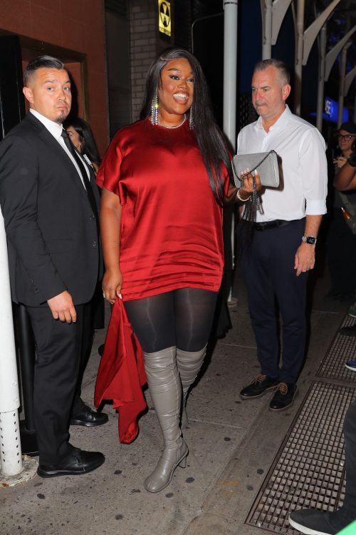 Precious Lee Arrives at Harper’s Bazaar Cocktail Party in New York 2